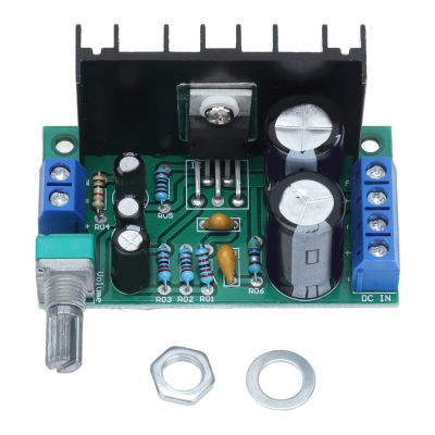 Respicefinem TDA2050 Mono Audio Amplifier Module Single Channel 12-24V Power Amp Board 5W to 120W Output for Speakers 4-16 Compact Design