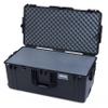 ColorCase Pelican Air 1646 Case Black - Large Size Waterproof Case with Pick & Pluck Foam & Convoluted Lid Foam - Black Handles & Latches view 1