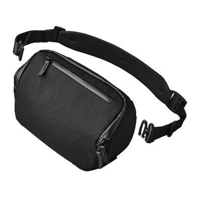 ALPAKA Vertex Pouch - All-in-One Sling Bag, EDC Pouch, and Desk Caddy - Fits an iPad Mini, Headphones, and More - Weatherproof Black X-Pac RX36 Fabric