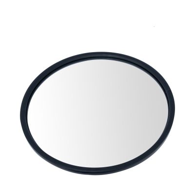 sagtes 8.5"" Round Convex Steel Mirror Black Center Stud w/Mounting Bracket (Plastic), EHJA86260-1104739662
