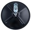 sagtes 8.5"" Round Convex Steel Mirror Black Center Stud w/Mounting Bracket (Plastic), EHJA86260-1104739662 view 2