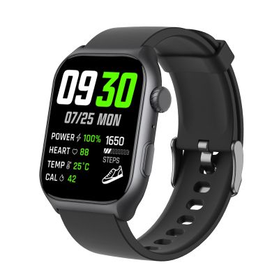 YMS Android Smart Watch for Women - Bluetooth Call,Compatible with Android & iOS2.0" HD Screen, Heart Rate/Sleep/Step Tracker, 100+ Sports Modes,IP68 Waterproof Men Fitness Tracker (Black)