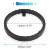 Karlass Car 2pcs 6.5 Speaker Spacer Rings Audio Subwoofer Speaker Mounting Adapter for Mitsubishi view 4