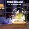 Personalised Baby Night Light Kids Night Light - Customised Night Lights with Name & Date, Baptism Gifts for Girls / Boys, Dimmable Kids Lamp Night, Baby Newborn Birthday Presents - Christmas Gift view 4