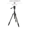 3 Legged Thing Billy Video Carbon Fibre Travel Tripod Kit- Darkness Matte Black (BILLYVIDEODARK2.0) view 2