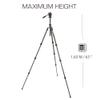3 Legged Thing Billy Video Carbon Fibre Travel Tripod Kit- Darkness Matte Black (BILLYVIDEODARK2.0) view 3