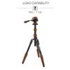 3 Legged Thing Punks Corey Video Magnesium Alloy Compact Tripod Kit - Lava Black/Orange (COREYVIDEOLAVA2.0) view 2