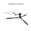 3 Legged Thing Punks Corey Video Magnesium Alloy Compact Tripod Kit - Lava Black/Orange (COREYVIDEOLAVA2.0) view 4