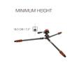 3 Legged Thing Billy Video Carbon Fibre Travel Tripod Kit - Lava Black/Orange (BILLYVIDEOLAVA2.0) view 4