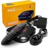 Infomir *New* 2024 Genuine Mag 544W3 4K Linux 4.9 Box 1GB DDR4 RAM - Built-in Dual 2.4G/5G WiFi - Replacement for mag 524w3 and 424W3, Black view 1
