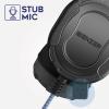 iBenzer Bumptect Headphones with Microphone for Kids School, Over-Ear Wired Heaphones Volumn Adjuster, 3.5mm Jack Wired Cored Headset for Children, K12, Education, Kindle, Tablet, PC, Black view 3
