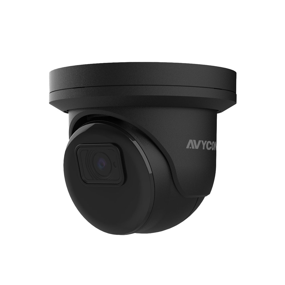 AVYCON AVC-TE81F28-B Turret 8MP HD-TVI Fixed 2.8mm Lens (Black)