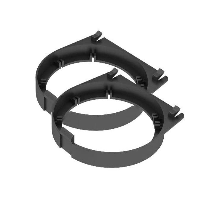 Xscorpion Car Speaker 5-1/4" Front Door Adapter Bracket for Select 2003 & UP Honda Accord