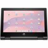 HP Pro x360 Fortis 11 G5 11.6" Touchscreen Rugged Convertible 2 in 1 Chromebook - HD - Intel N-Series N100-8 GB - 64 GB Flash Memory - Jack Black - Intel Chip - 1366 x 768 - ChromeOS - Intel UH view 1