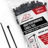 21-inch Black Zip Ties Heavy Duty UV Resistant Nylon Cable Ties, 50lb Tensile Strength, 100-Pack - Durable Wire Ties, Heavy Duty Tie Straps Indoor and Outdoor Cable Management Solution by ARMOUR TIES view 1