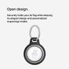 Belkin Apple AirTag Reflective Secure Holder w/Key Ring, Scratch-Resistant Case w/Raised Edges - Protective AirTag Keychain Accessory for Keys, Child Tracking Device, Pets - Grayscale (4-Pack) view 3