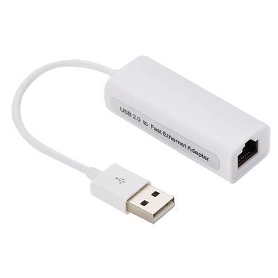 IDOLOVA Network Card USB Type-C to Rj45 100M Driver-Free Network Card Converter Network Cable Adapter Ethernet Adapter Easy Install Easy to Use B, White, 500455110A1