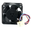 414/2H 24V 0.07A 40MM Fan - 4020 1.6W 40X40X20MM 4020 3-Wire Cooling Fan, Black view 4