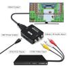 Aolirot RCA to HDMI Converter, 1080P Mini RCA Composite CVBS Video Audio Supporting PAL/NTSC for TV/PC/ PS3/ STB/Xbox VHS/VCR/Blue-Ray DVD Players (RCA Adapter+HDMI Cable), Black view 3