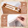 BENECREAT Wooden Book Press Bookbinding Machine, 11.2x7.7inch Portable Binding Press Tool with Iron Nut for Home, School, Office Bookbinding Supplies view 4