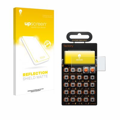upscreen Anti-Glare Screen Protector compatible with Teenage Engineering PO-16 factory  Protection Film Matte