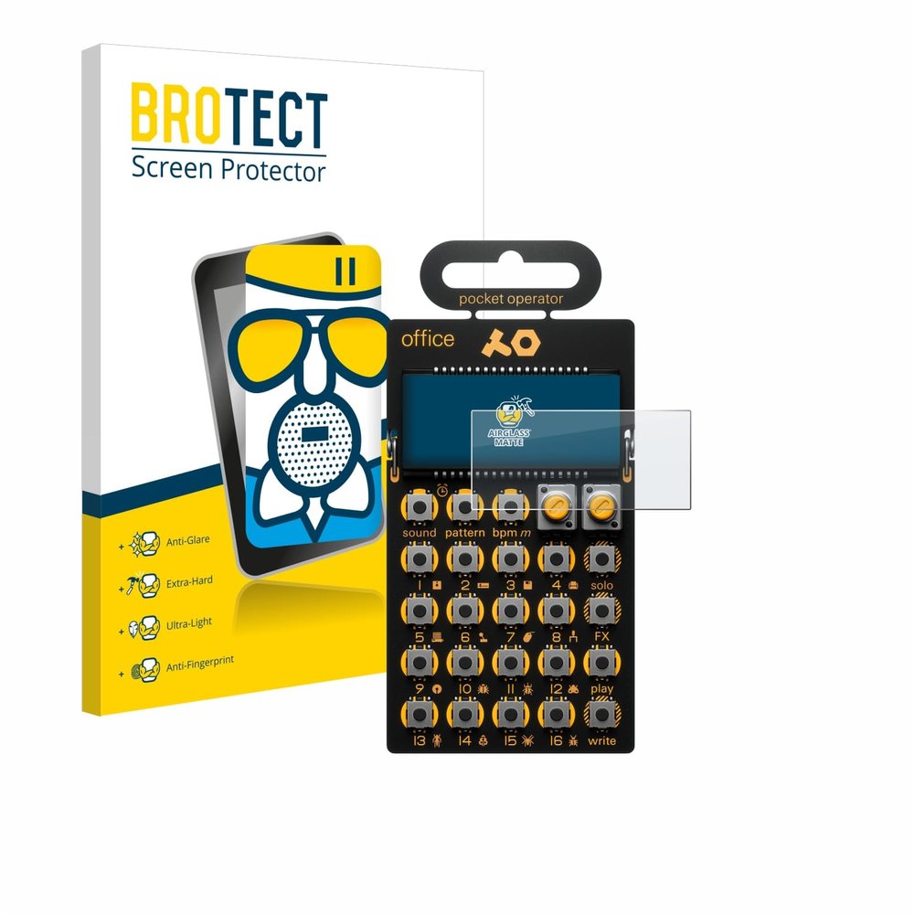 brotect Anti-Glare Glass Screen Protector Matte Compatible with Teenage Engineering PO-24 Office - Anti-Scratch 9H Protection Film
