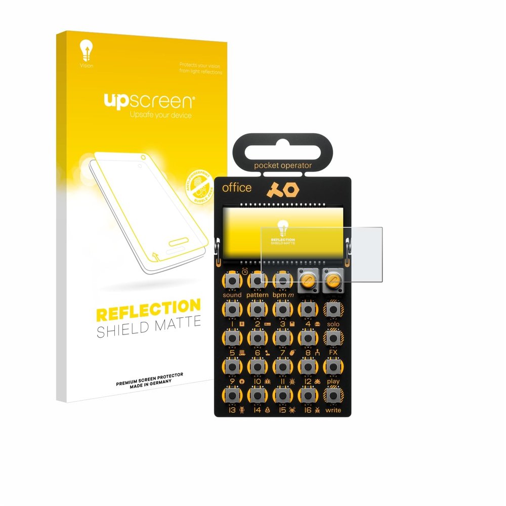 upscreen Anti-Glare Screen Protector compatible with Teenage Engineering PO-24 office Protection Film Matte