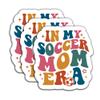 (3Pcs) in My Soccer Mom Era Sticker - Mom Decal, Gifts for Soccer Lovers, Waterproof Vinyl Decal for Books, Laptops, Water Bottles, Tumblers, Cups, 3" x 2.7" view 1
