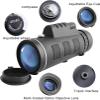 BAK4 High Power Monocular with Mobile Phone Tripod. Monocular for Bird Watching, Monocular Telescope - view 3