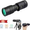 TSMBIKE 4K 10-300X40mm Monoculars Telescope, BAK4 Prism,FMC Lens, HD Waterproof Super Telephoto Zoom Monocular Telescope with Tripod for Bird Watching/Camping/Travelling/ view 2