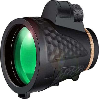 TSMBIKE Monocular Telescope HD Waterproof Monocular Telescope with Smartphone Adapter Tripod for Bird Watching, Hiking Sightseeing, Concert Ball Game