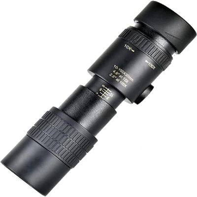 TSMBIKE Telescope - 4K 10-300X40mm - Super Telephoto Zoom Monocular Telescope, Portable Pocket HD BAK4 Prism Tripod Waterproof Zoom Telescope High Power Scope, 2pcs