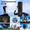 TSMBIKE Mini Black Telescope Zoom Adjustable Optical Monocular Telescope Scope Compact Portable Waterproof Fogproof Shockproof Binoculars Telescopes Camping Travel view 2