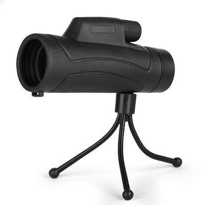 10X40 Monocular Telescope, 10 Times, 96-1000 Meters Effective, Prism, for Outlanding,Birding, Or Sight-Viewing Purpose, Black Good