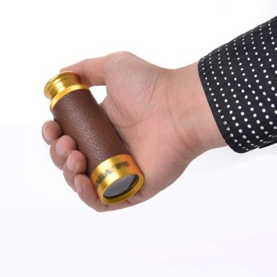 TSMBIKE Waterproof Monocular Day & Mini Vine Pirate Adjustable Telesco Monocular Optics Telescope Aluminum Alloy Copper for Navigation