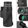 TSMBIKE 10x42 Monocular Telescope for Adults Kids, HD Compact High Power Waterproof Monocular Scope with Smartphone Holder Tripod for Bird Watching Hiking Travel Camping view 2