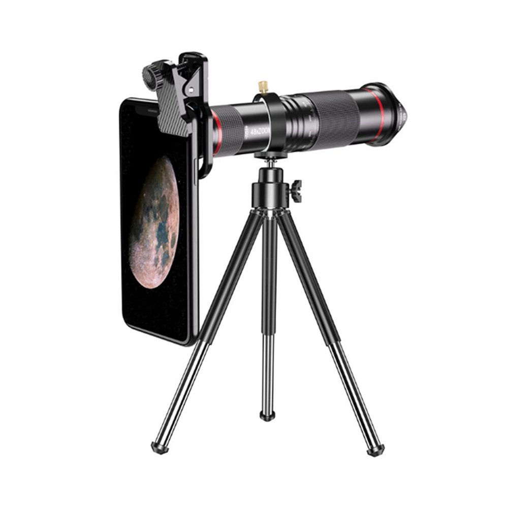 TSMBIKE Monocular, Handheld Telescope for Stargazing, Monoculars with for Adult, Professional Optics Binoculars with Phone Holder and Tripod Good