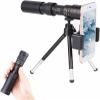 4k 10-300x40mm Super Telephoto Zoom Monocular Telescope, with Monocular Extendable Ultralight with Smartphone Holder, Rotating Tripod for Camping Traveling Concert view 1