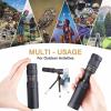4k 10-300x40mm Super Telephoto Zoom Monocular Telescope, with Monocular Extendable Ultralight with Smartphone Holder, Rotating Tripod for Camping Traveling Concert view 4