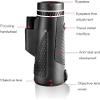 TSMBIKE Monocular Telescope High Definition Monocular Telescope Waterproof Monocular for Bird Watching Camping Traveling Scenery view 2