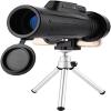 TSMBIKE 10x42 HD Monocular Compact BAK4 Prism FMC Lens Life Waterproof Shockproof Monocular with Smartphone Adapter and Tripod for Adult Bird Watching, Outdoor Monocular Telescope view 1