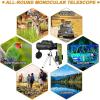 40X60 High Power Ultra-Clear Monocular Scope Waterproof Monocular with Durable and Clear FMC BAK4 Prism Focus for Bird Watching Traveling Concert with Smartphone Holder & Tripod,Monocular Telescope view 2