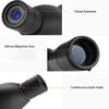 Bird Watching Monocular, 15-45x60 Zoom HD Large Objective Lens FMC,K4 Prism,Waterproof Telescope with Large Tripod Good view 4