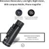 Mobile Phones Monocular Telescope | with Compass and Tripod,Refractor Telescope,Mini Telescope for Beach Travel for Bird Watching/Camping/Travelling view 2