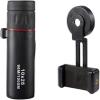 10x25 Portable Monocular Compact Mini BAK4 Prism FMC Lens Monocular with Smartphone Adapter for Adult Bird Watching, Outdoor, Travel, Sightseeing ADU Monocular Telescope view 1