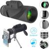 TSMBIKE Monocular Telescope High Power Waterproof - 40x60 High Power Monocular BAK-4 Prism with Smartphone Adaptor Holder and Tripod for Bird Watching,Traveling, Wildlife Scenery, Sport Watching view 2