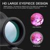 TSMBIKE Mini Monocular Telescope Portable Prism BAK4 Optical with Tripod HD 80X100 Zoom Handheld Monocular Support Mobile Phone Take Photos High Power view 3