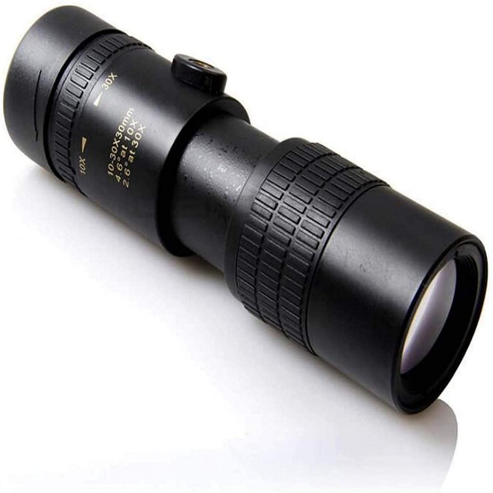 TSMBIKE 10-30X30 Zoom Monoculars for Adults HD Metal Body Monoculars BAK4 Prism HD Telescopic Mini Telescope Anti-Pressure and Shockproof