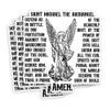 (3Pcs) St Michael Prayer Catholic Archangel Sticker Bible Christian Religious 2" Waterproof Die-Cut Vinyl Sticker for Laptop Water Bottle Phone Car Sticker Gifts 2 Inches view 1