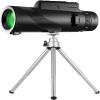 TSMBIKE 80X100 Monocular Telescope, High Power Monocular HD Bifocal Scope Portable Waterproof & Anti-Fog, BAK4 Prism for Animal Bird Watching Camping Tourist, Smartphone Stand & Tripod view 2